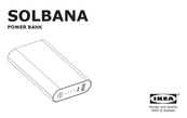 IKEA SOLBANA Bedienungsanleitung