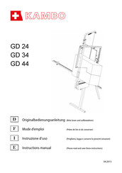 Kambo GD 44 Original Bedienungsanleitung