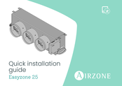Airzone Easyzone 25 Kurzanleitung Zur Installation