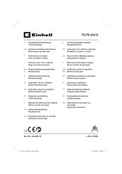 EINHELL TC-TS 254 U Originalbetriebsanleitung