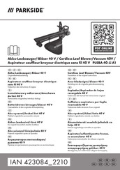 Parkside PLSBA 40-Li A1 Originalbetriebsanleitung