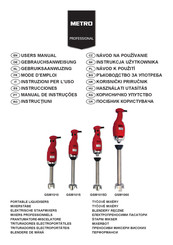 METRO PROFESSIONAL GSM1010 Gebrauchsanweisung