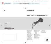 Bosch GNA 18V-16 E Professional Originalbetriebsanleitung