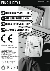 Pingi I-DRY L Bedienungsanleitung