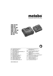 Metabo ASC 30-36 Originalbetriebsanleitung