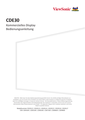ViewSonic VS19113 Bedienungsanleitung