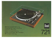 Dual 721 Bedienungsanleitung