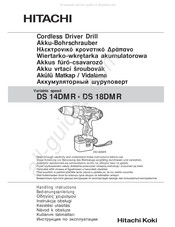 Hitachi ds 18dmr Bedienungsanleitung