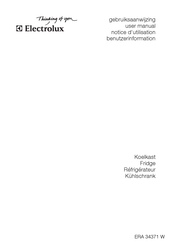 Electrolux ERA 34371 W Benutzerinformation