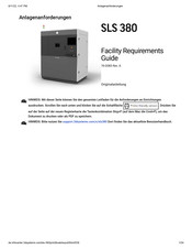 3D Systems SLS 380 Originalanleitung