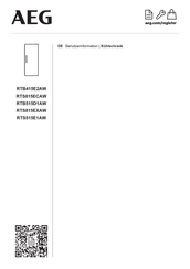 AEG RTS515E1AW Benutzerinformation
