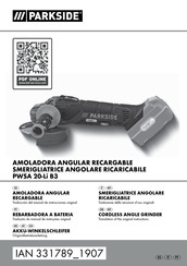 Parkside PWSA 20-Li B3 Originalbetriebsanleitung