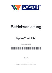 Posch HydroCombi 24 Betriebsanleitung