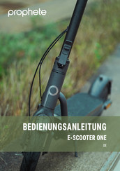 Prophete ONE Bedienungsanleitung