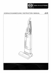 Sebo 370 COMFORT Gebrauchsanweisung