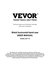 VEVOR BS-115 Benutzerhandbuch