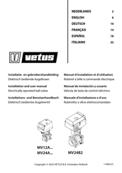 Vetus MV24B2 Installations- Und Benutzerhandbuch