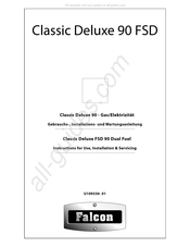 Falcon Classic Deluxe 90 FSD Gebrauchs-, Installations- Und Wartungsanleitung