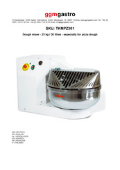 Ggm Gastro TKMPZ301 Bedienungsanleitung