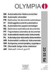 Olympia PS 53 CC Bedienungsanleitung