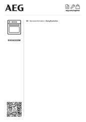 AEG BSE682020M Benutzerinformation