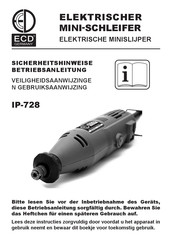 ECD IP-728 Betriebsanleitung