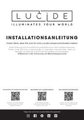 LUCIDE 27874/65/30 Installationsanleitung