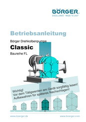 Borger Classic FL 1036 Betriebsanleitung