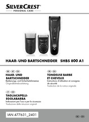 Silvercrest SHBS 800 A1 Originalbetriebsanleitung