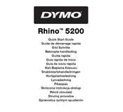 Dymo Rhino 5200 Erste Schritte