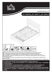 HOMCOM 831-804V02 Bedienungsanleitung
