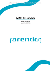 ARENDO 302734 Bedienungsanleitung