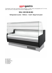 Ggm Gastro KEI189-M-BG Produktanleitung