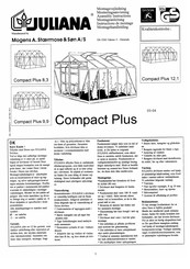 Juliana Compact Plus 8,3 Montageanleitung