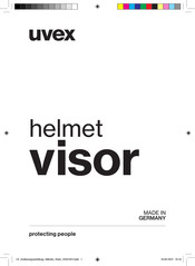 Uvex instinct visor pro V Bedienungsanleitung