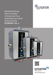 elysator trio 10.1 Betriebsanleitung