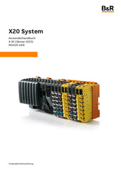 B&R X20 System Anwenderhandbuch