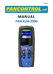 Pancontrol PAN KLM-2000 Bedienungsanleitung