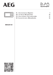 AEG MBK2051-M Benutzerinformation