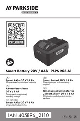 Parkside Performance PAPS 208 A1 Originalbetriebsanleitung