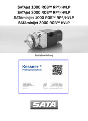 SATA SATAjet 1000 ROB RP/HVLP Betriebsanleitung