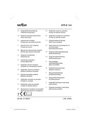 Neptun NTP-E 100 Originalbetriebsanleitung