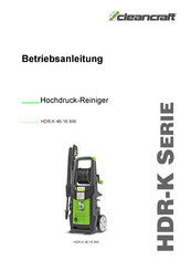 Cleancraft HDR-K-Serie Betriebsanleitung