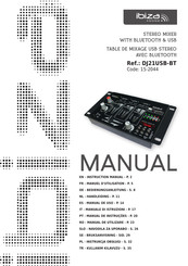 Ibiza Sound DJ21USB-BT Bedienungsanleitung