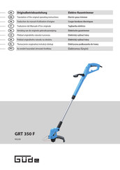 Gude GRT 350 F Originalbetriebsanleitung