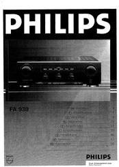 Philips FA 930 Bedienungsanleitung