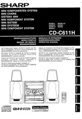 Sharp CD-C611H Bedienungsanleitung