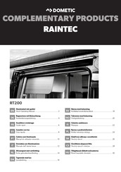 Dometic RAINTEC RT200 Kurzbedienungsanleitung