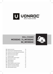 VONROC WC502AC Bersetzung Der Originalbetriebsanleitung