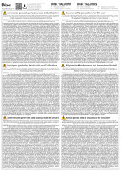 Ditec VALORHH Benutzerhandbuch